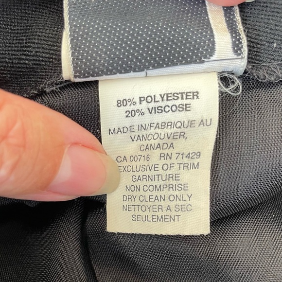 Long black skirt with opening at the bottom - size 12 but fits 8-10 - Picture 6 of 6